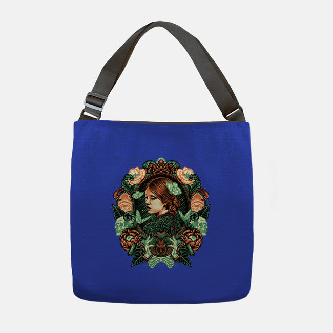 Portrait Of The Bride-None-Adjustable Tote-Bag-glitchygorilla