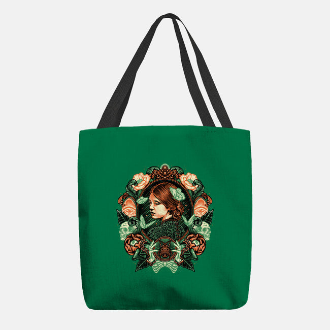 Portrait Of The Bride-None-Basic Tote-Bag-glitchygorilla