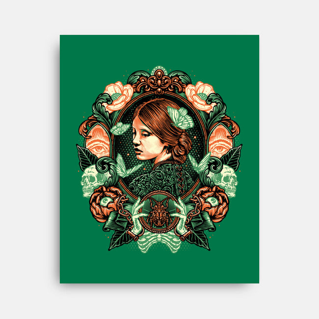 Portrait Of The Bride-None-Stretched-Canvas-glitchygorilla