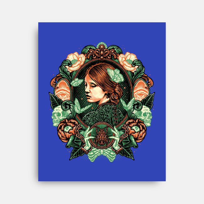 Portrait Of The Bride-None-Stretched-Canvas-glitchygorilla