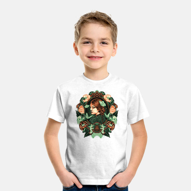 Portrait Of The Bride-Youth-Basic-Tee-glitchygorilla