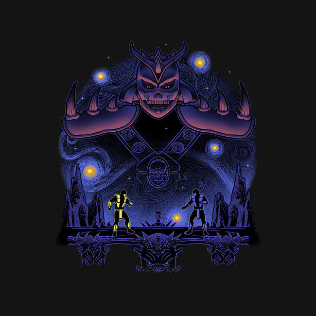 Fire And Ice Starry-Unisex-Baseball-Tee-Astrobot Invention