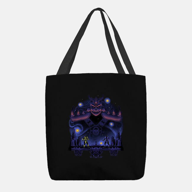 Fire And Ice Starry-None-Basic Tote-Bag-Astrobot Invention