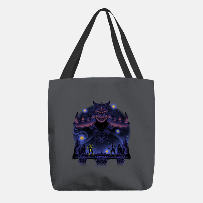 Fire And Ice Starry-None-Basic Tote-Bag-Astrobot Invention