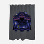 Fire And Ice Starry-None-Polyester-Shower Curtain-Astrobot Invention