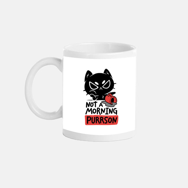 Not A Morning Purrson-None-Mug-Drinkware-koalastudio