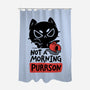 Not A Morning Purrson-None-Polyester-Shower Curtain-koalastudio
