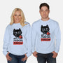 Not A Morning Purrson-Unisex-Crew Neck-Sweatshirt-koalastudio