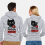 Not A Morning Purrson-Unisex-Zip-Up-Sweatshirt-koalastudio