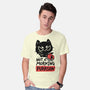 Not A Morning Purrson-Mens-Basic-Tee-koalastudio