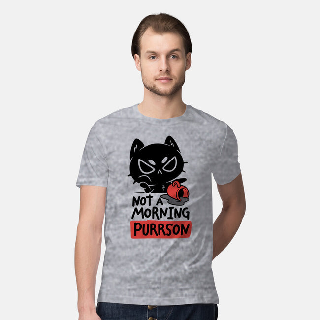 Not A Morning Purrson-Mens-Premium-Tee-koalastudio