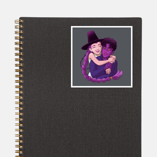 Kpop Couple-None-Glossy-Sticker-DoOomcat