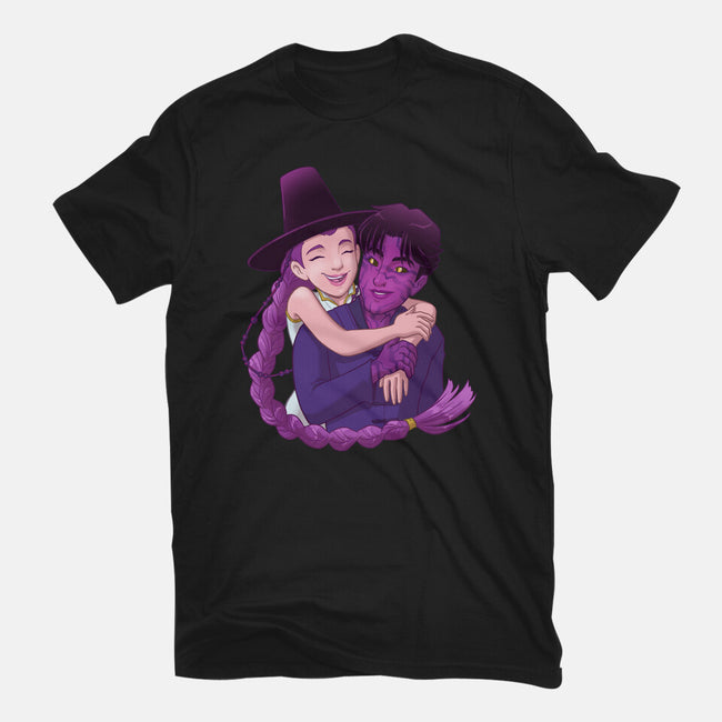 Kpop Couple-Womens-Fitted-Tee-DoOomcat