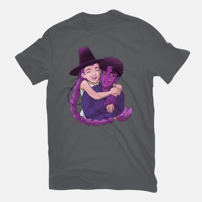 Kpop Couple-Womens-Fitted-Tee-DoOomcat