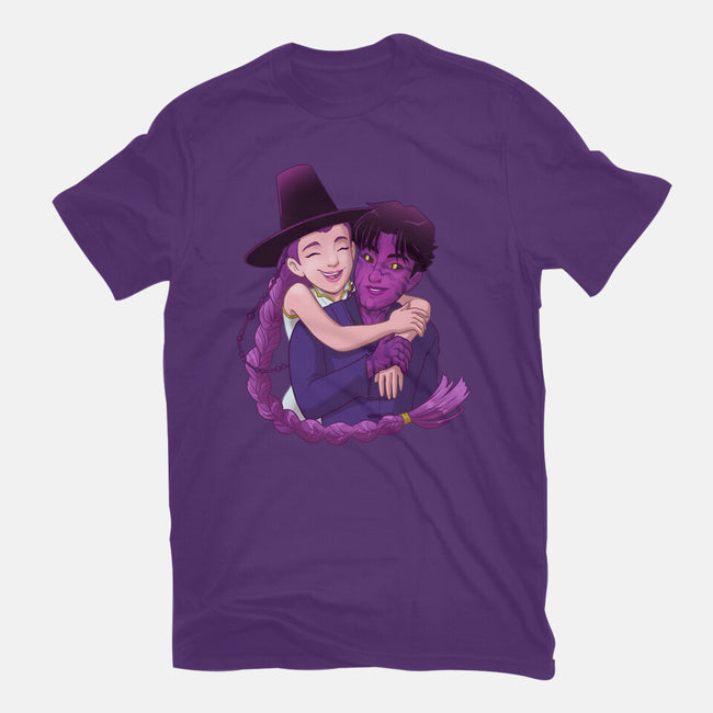 Kpop Couple-Womens-Fitted-Tee-DoOomcat