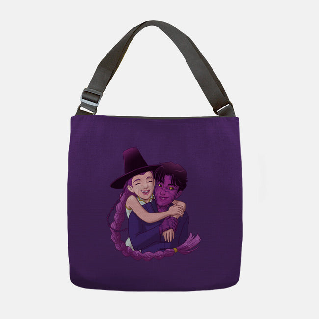 Kpop Couple-None-Adjustable Tote-Bag-DoOomcat