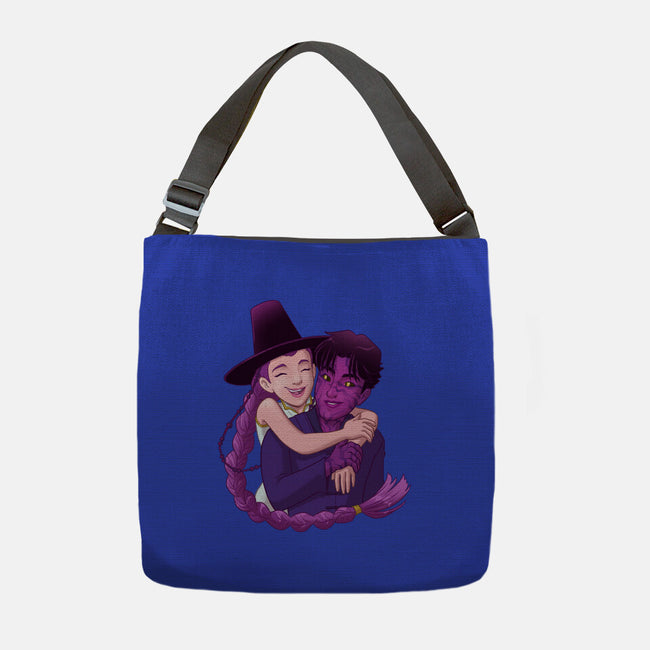 Kpop Couple-None-Adjustable Tote-Bag-DoOomcat
