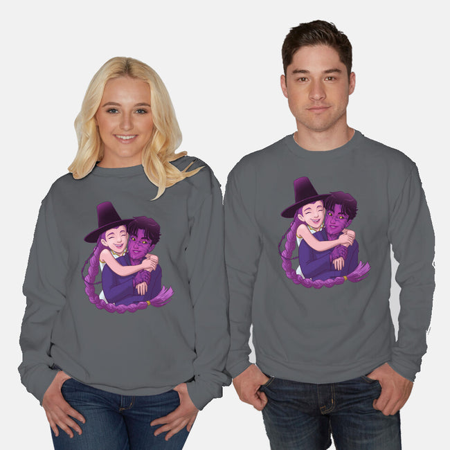 Kpop Couple-Unisex-Crew Neck-Sweatshirt-DoOomcat