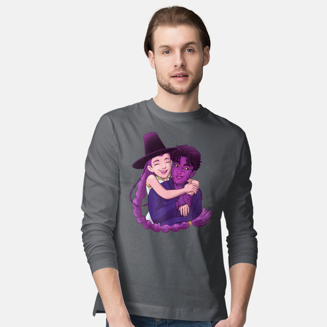 Kpop Couple-Mens-Long Sleeved-Tee-DoOomcat