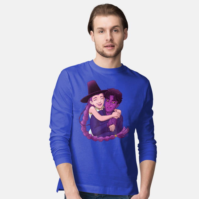 Kpop Couple-Mens-Long Sleeved-Tee-DoOomcat