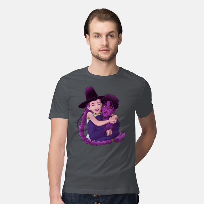 Kpop Couple-Mens-Premium-Tee-DoOomcat
