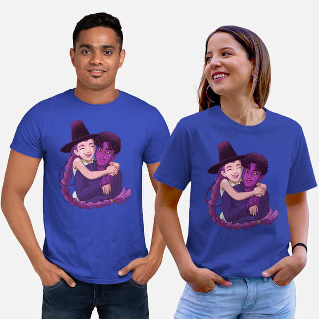 Kpop Couple-Unisex-Basic-Tee-DoOomcat
