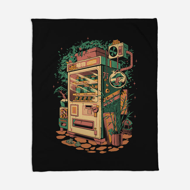Plants Vending Machine-None-Fleece-Blanket-ilustrata