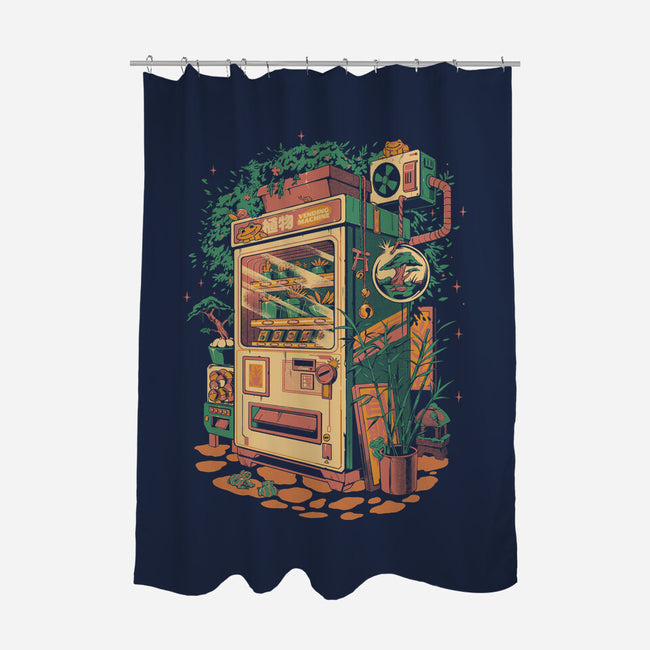 Plants Vending Machine-None-Polyester-Shower Curtain-ilustrata