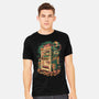 Plants Vending Machine-Mens-Heavyweight-Tee-ilustrata