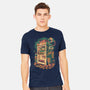Plants Vending Machine-Mens-Heavyweight-Tee-ilustrata