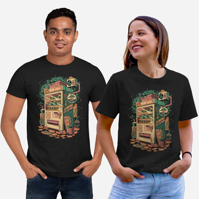 Plants Vending Machine-Unisex-Basic-Tee-ilustrata