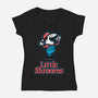Little Mushrooms Game Food-Womens-V-Neck-Tee-Studio Mootant
