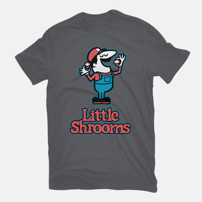 Little Mushrooms Game Food-Womens-Fitted-Tee-Studio Mootant