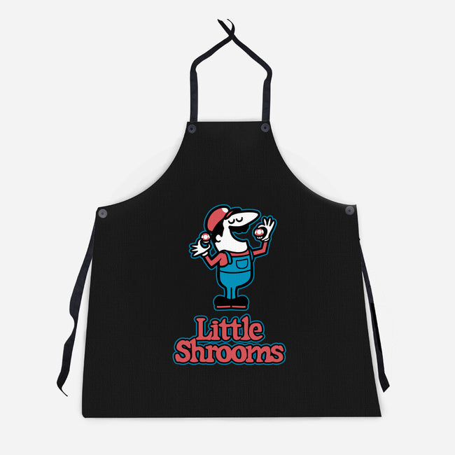 Little Mushrooms Game Food-Unisex-Kitchen-Apron-Studio Mootant