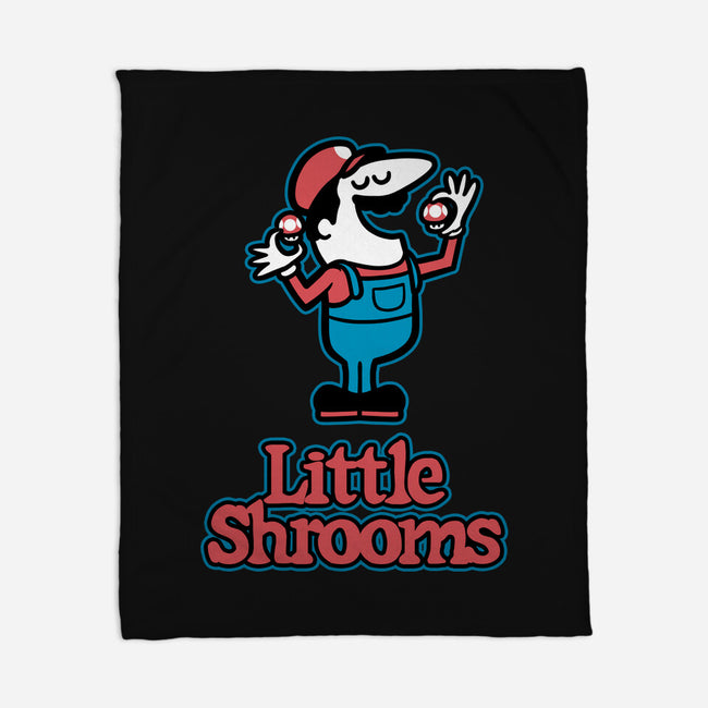 Little Mushrooms Game Food-None-Fleece-Blanket-Studio Mootant