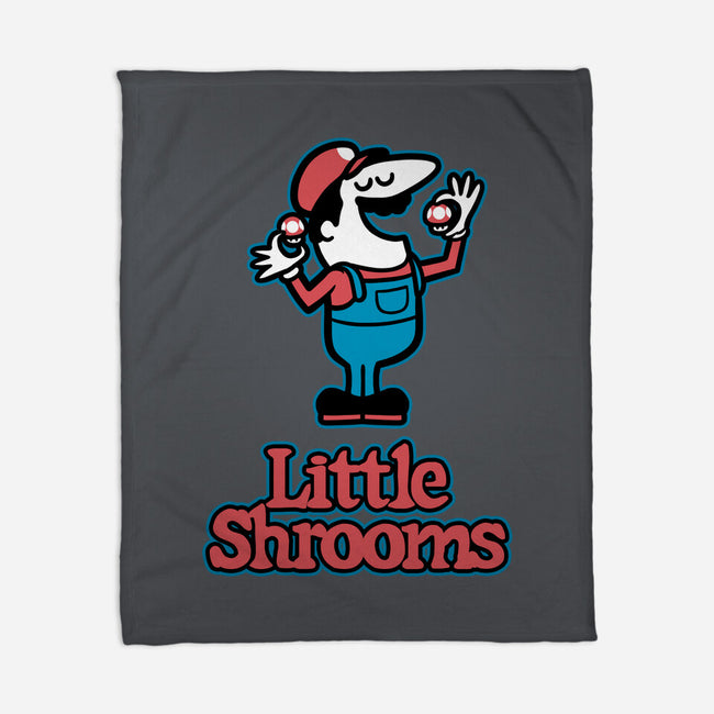 Little Mushrooms Game Food-None-Fleece-Blanket-Studio Mootant