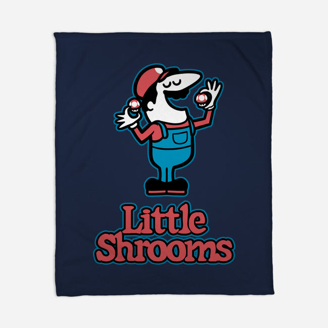 Little Mushrooms Game Food-None-Fleece-Blanket-Studio Mootant