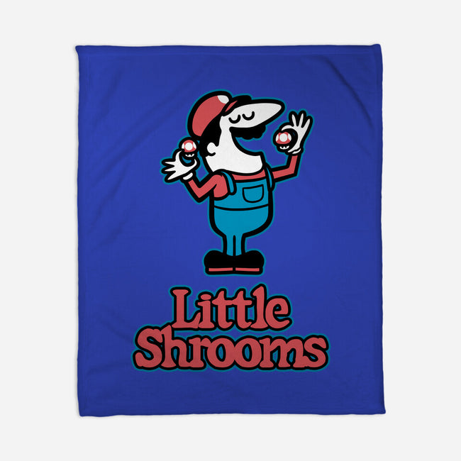 Little Mushrooms Game Food-None-Fleece-Blanket-Studio Mootant