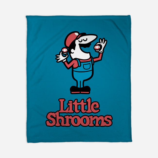 Little Mushrooms Game Food-None-Fleece-Blanket-Studio Mootant