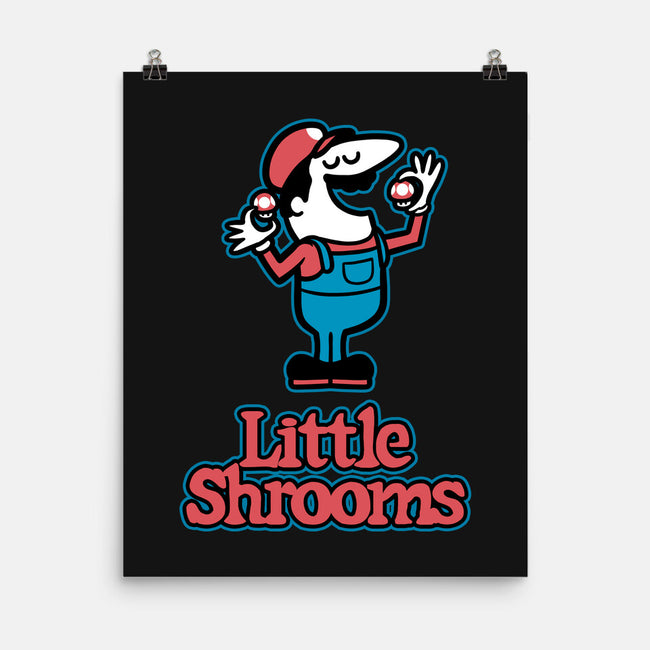 Little Mushrooms Game Food-None-Matte-Poster-Studio Mootant