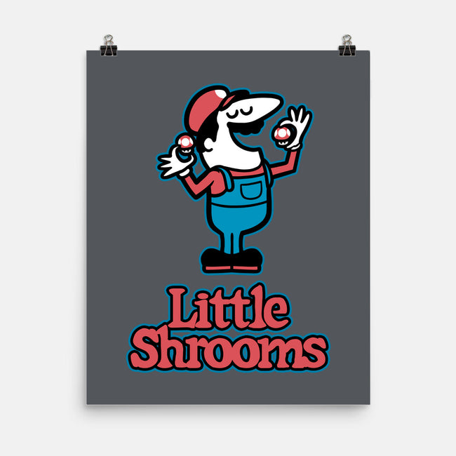 Little Mushrooms Game Food-None-Matte-Poster-Studio Mootant