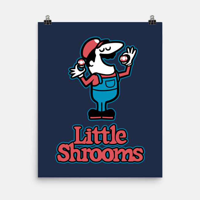 Little Mushrooms Game Food-None-Matte-Poster-Studio Mootant