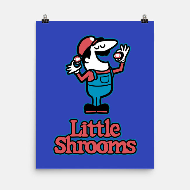 Little Mushrooms Game Food-None-Matte-Poster-Studio Mootant