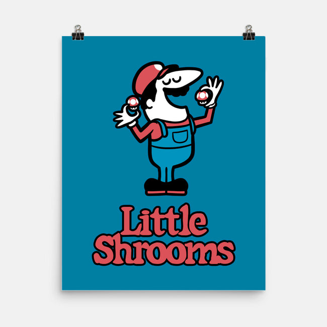 Little Mushrooms Game Food-None-Matte-Poster-Studio Mootant