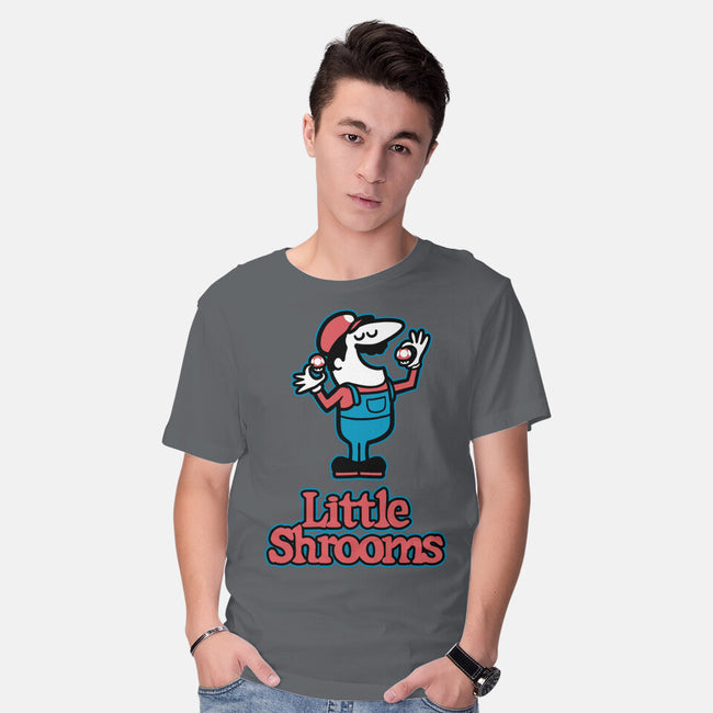 Little Mushrooms Game Food-Mens-Basic-Tee-Studio Mootant