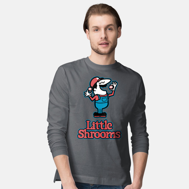 Little Mushrooms Game Food-Mens-Long Sleeved-Tee-Studio Mootant