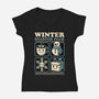 Winter Stater Pack-Womens-V-Neck-Tee-Studio Mootant