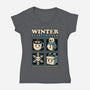 Winter Stater Pack-Womens-V-Neck-Tee-Studio Mootant