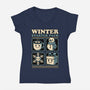Winter Stater Pack-Womens-V-Neck-Tee-Studio Mootant