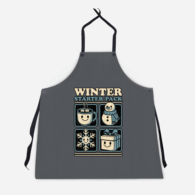 Winter Stater Pack-Unisex-Kitchen-Apron-Studio Mootant